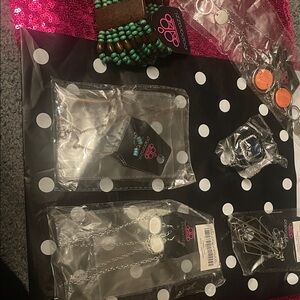 Paparazzi Silver and Green Jewelry Collection